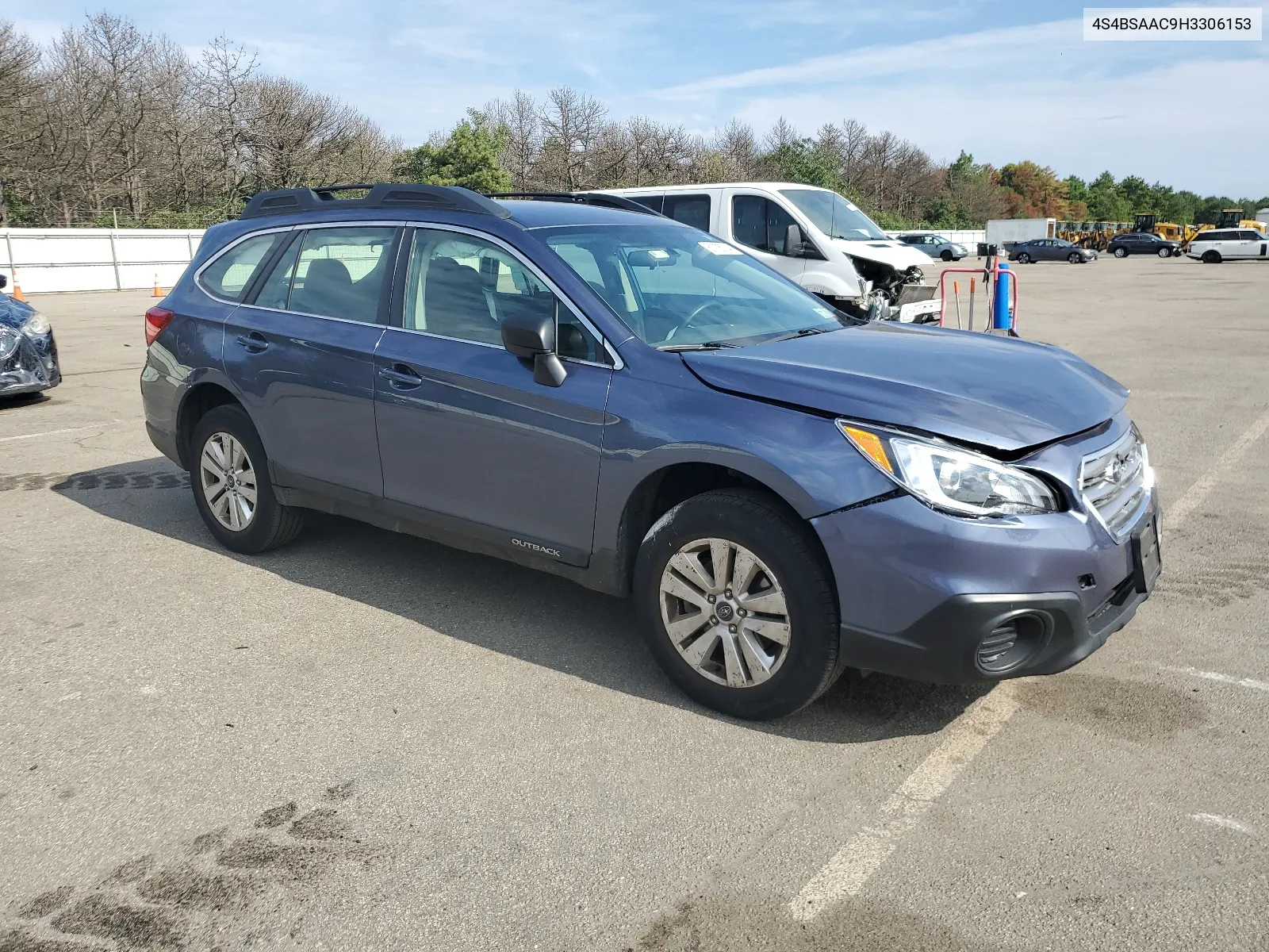 4S4BSAAC9H3306153 2017 Subaru Outback 2.5I