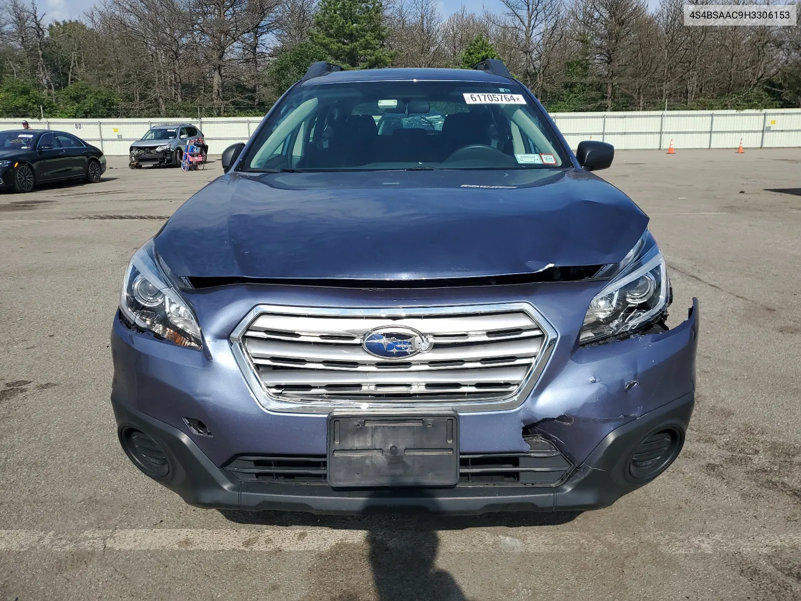 2017 Subaru Outback 2.5I VIN: 4S4BSAAC9H3306153 Lot: 61705764