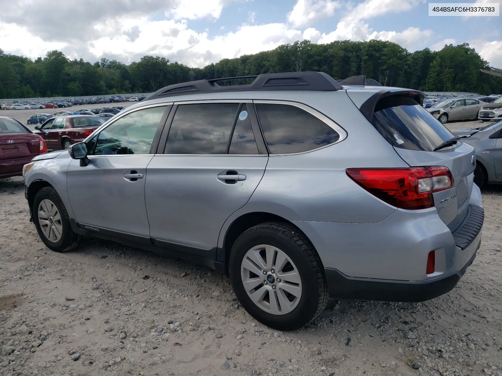 2017 Subaru Outback 2.5I Premium VIN: 4S4BSAFC6H3376783 Lot: 62338974