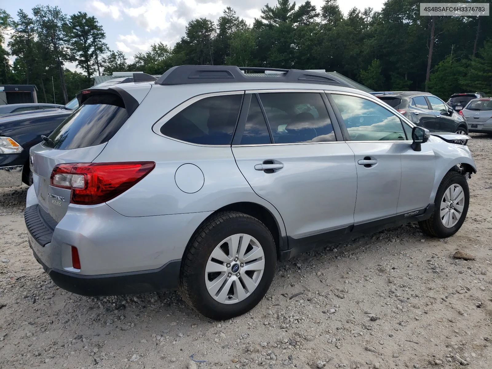 2017 Subaru Outback 2.5I Premium VIN: 4S4BSAFC6H3376783 Lot: 62338974