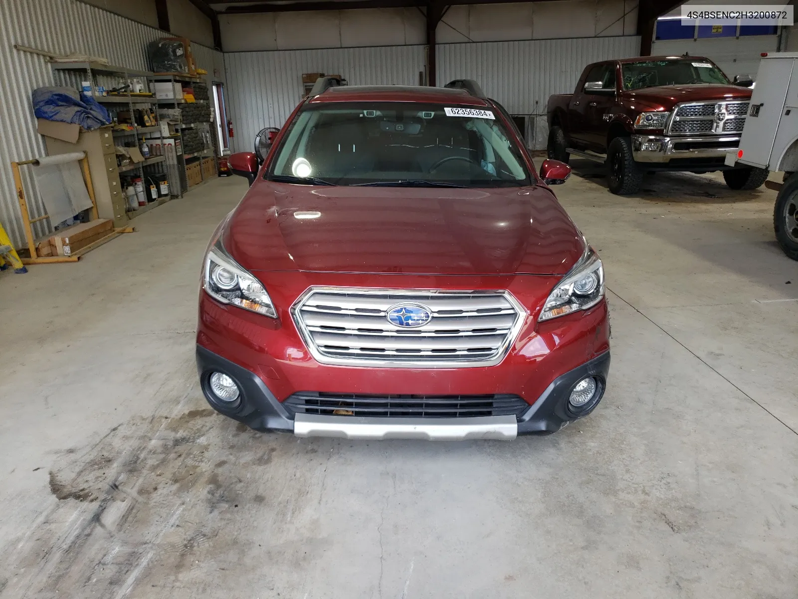 2017 Subaru Outback 3.6R Limited VIN: 4S4BSENC2H3200872 Lot: 62356384