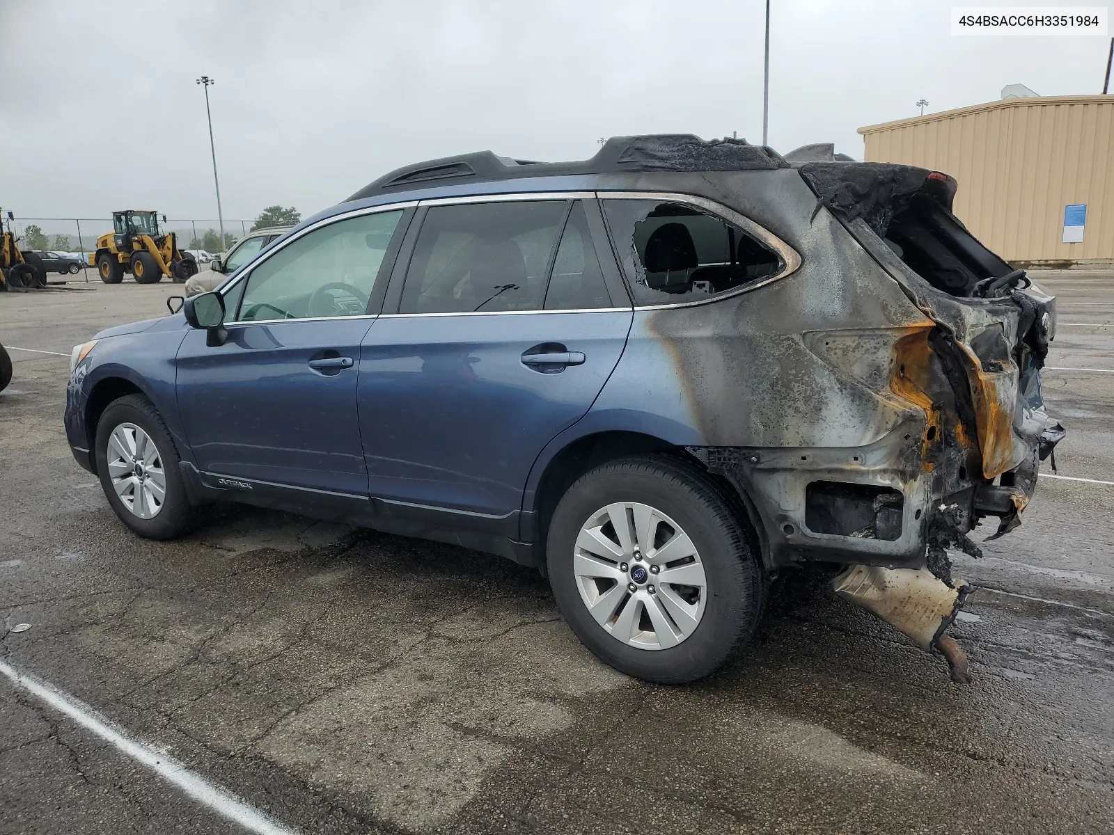 2017 Subaru Outback 2.5I Premium VIN: 4S4BSACC6H3351984 Lot: 62536714