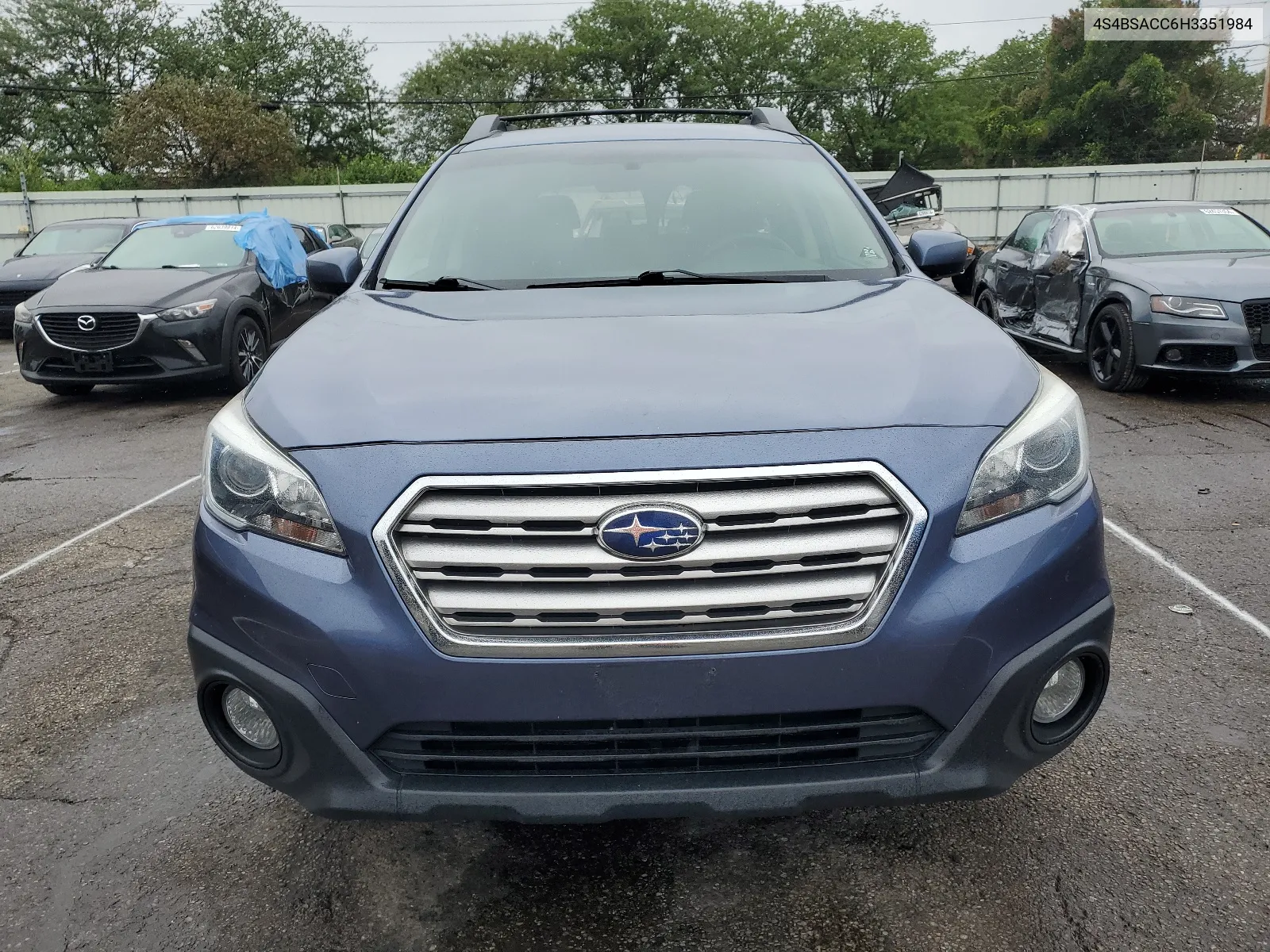 2017 Subaru Outback 2.5I Premium VIN: 4S4BSACC6H3351984 Lot: 62536714