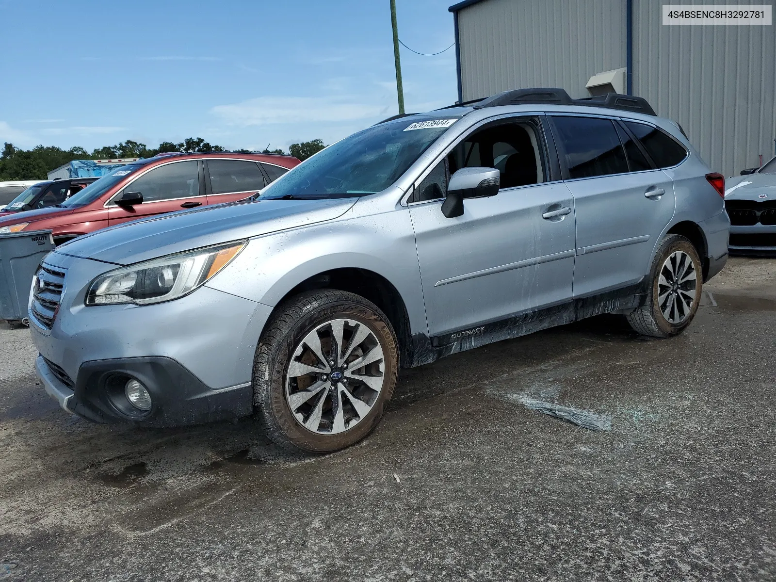 2017 Subaru Outback 3.6R Limited VIN: 4S4BSENC8H3292781 Lot: 62613944