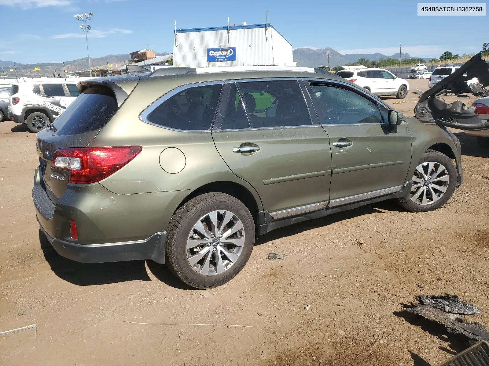 2017 Subaru Outback Touring VIN: 4S4BSATC8H3362758 Lot: 63088644