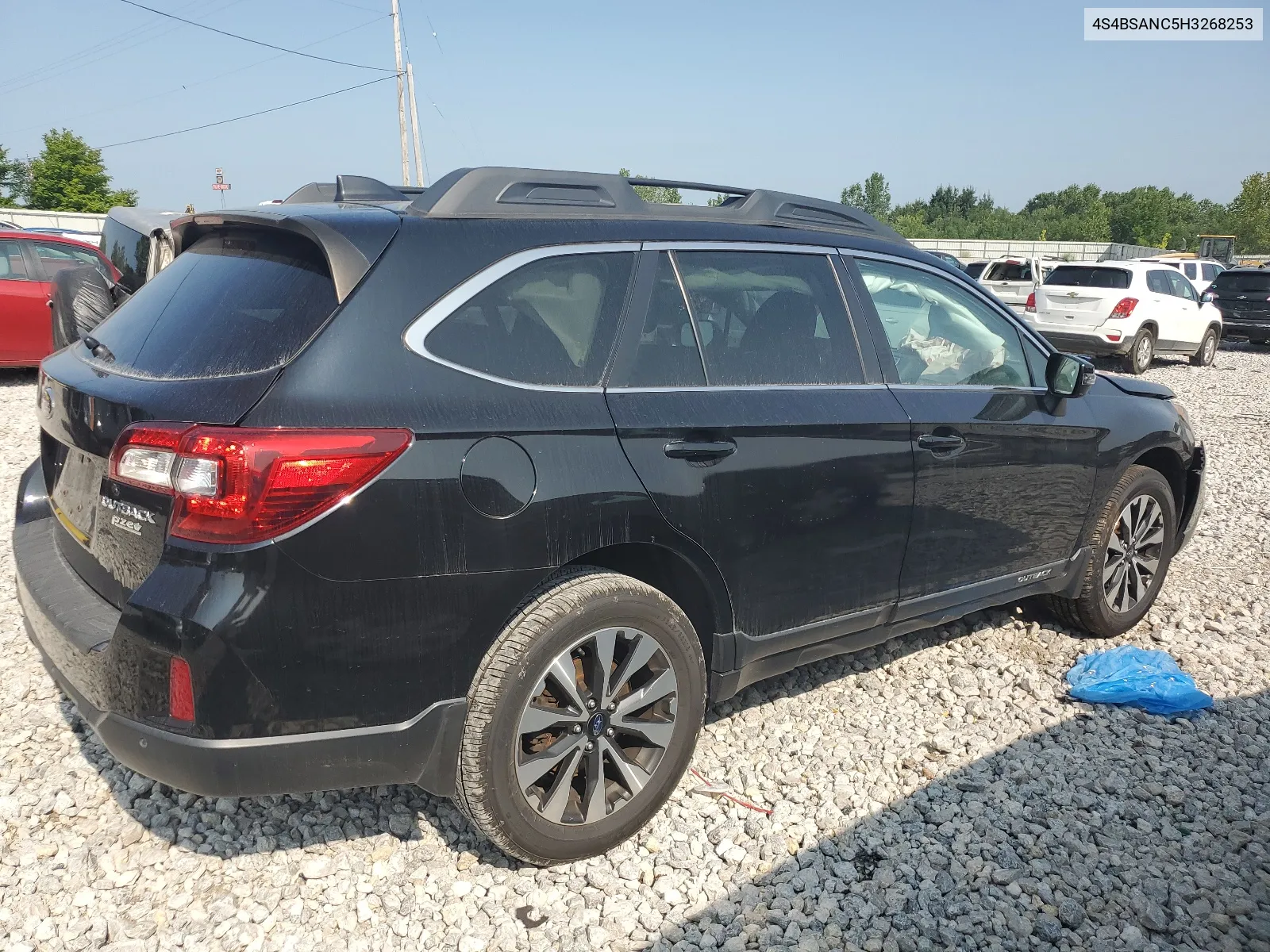 2017 Subaru Outback 2.5I Limited VIN: 4S4BSANC5H3268253 Lot: 63611054