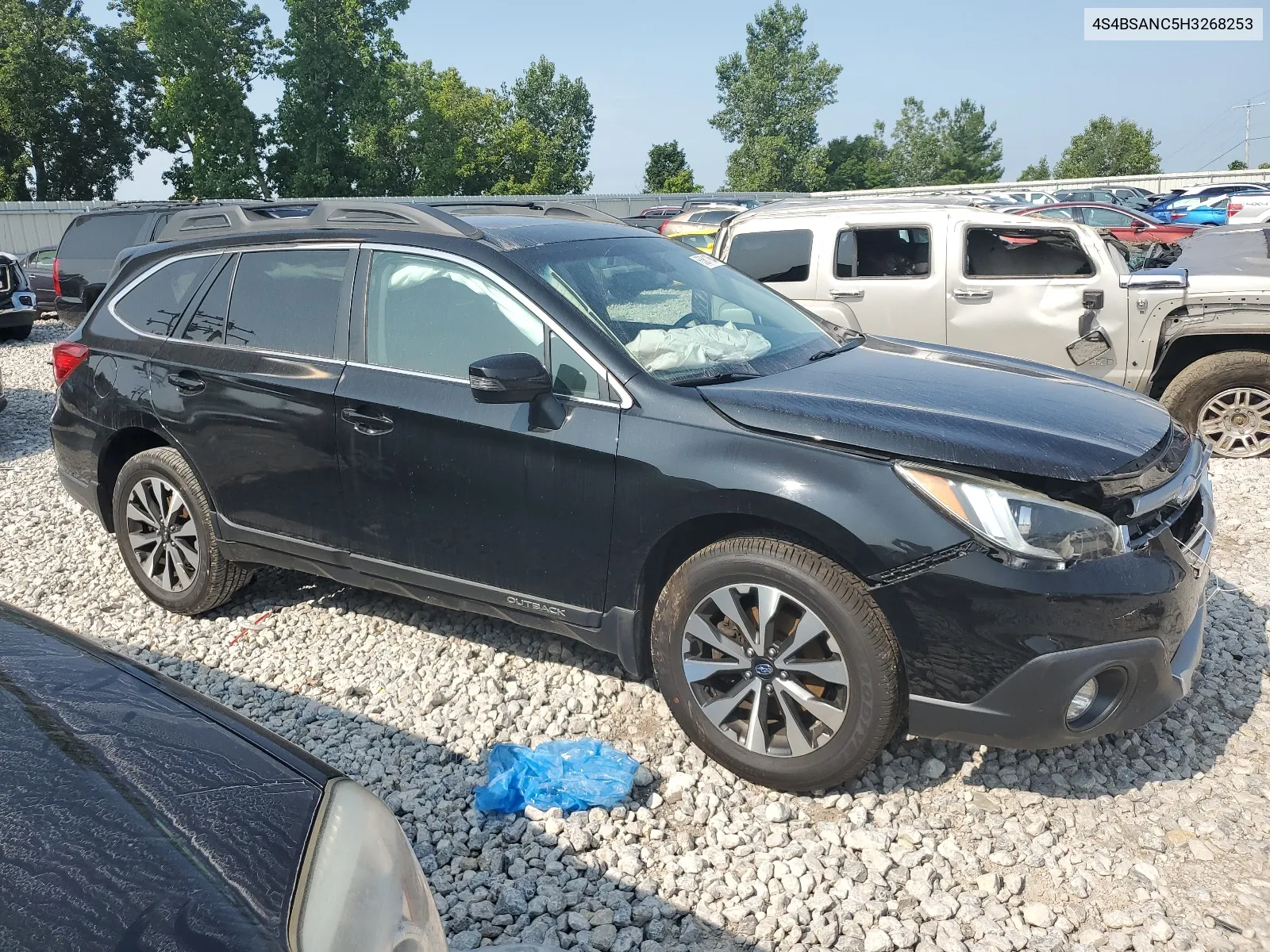 2017 Subaru Outback 2.5I Limited VIN: 4S4BSANC5H3268253 Lot: 63611054