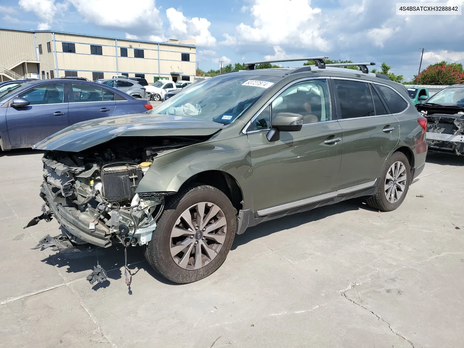 2017 Subaru Outback Touring VIN: 4S4BSATCXH3288842 Lot: 63727874