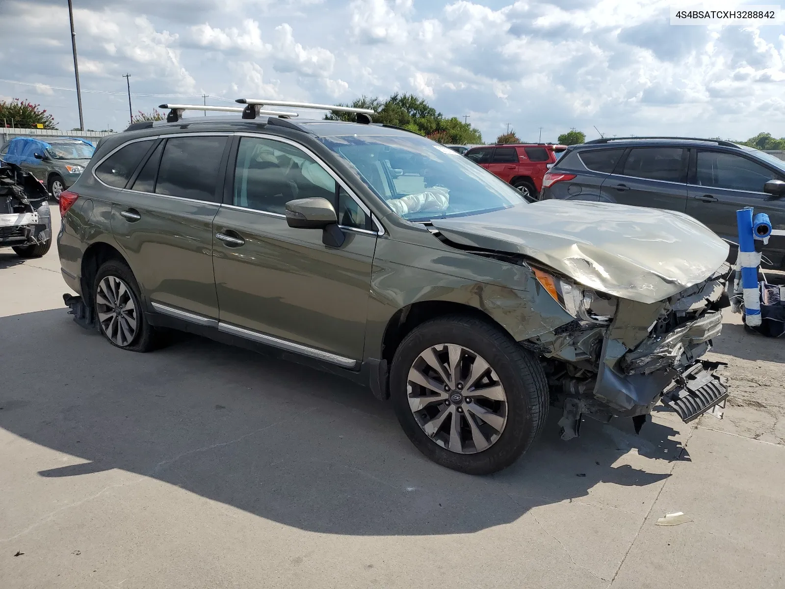 2017 Subaru Outback Touring VIN: 4S4BSATCXH3288842 Lot: 63727874