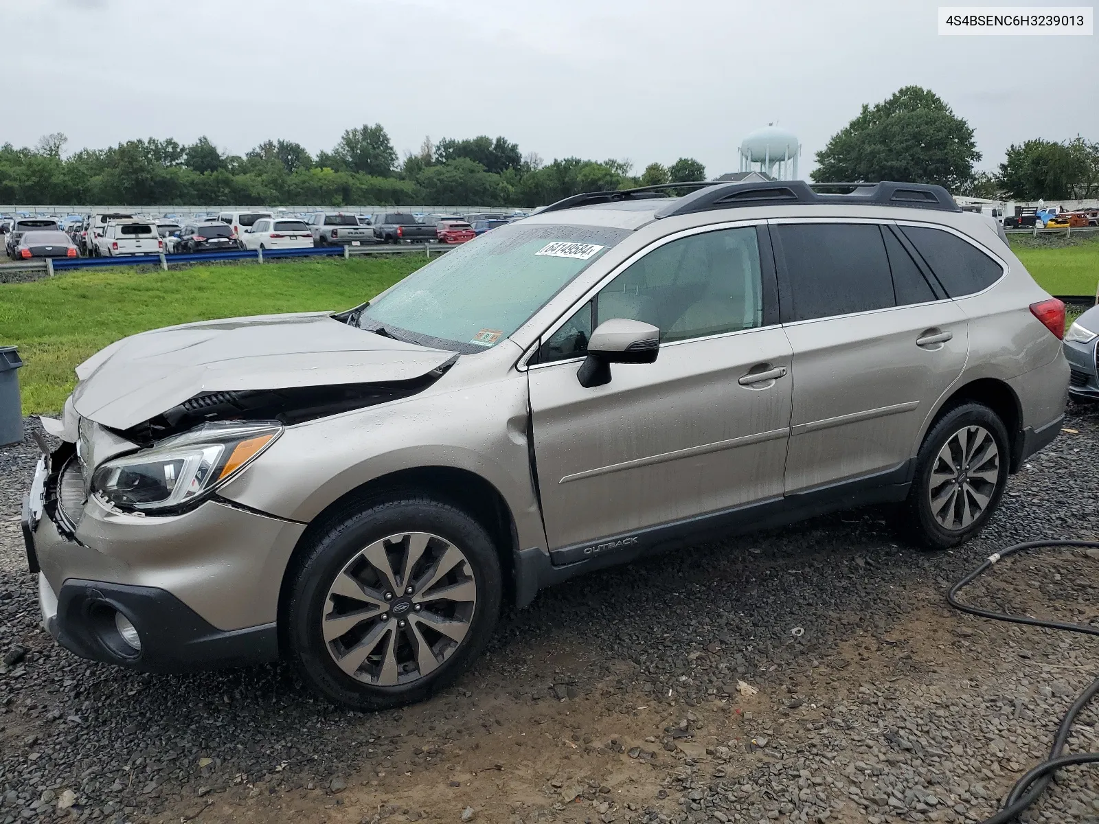 2017 Subaru Outback 3.6R Limited VIN: 4S4BSENC6H3239013 Lot: 64149584