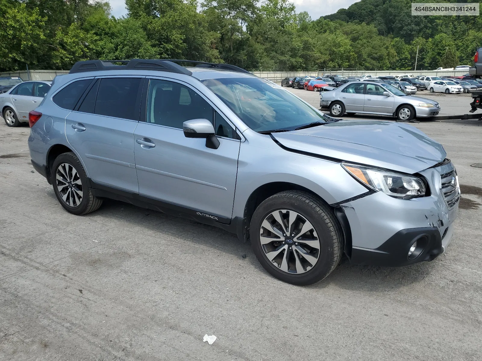 4S4BSANC8H3341244 2017 Subaru Outback 2.5I Limited