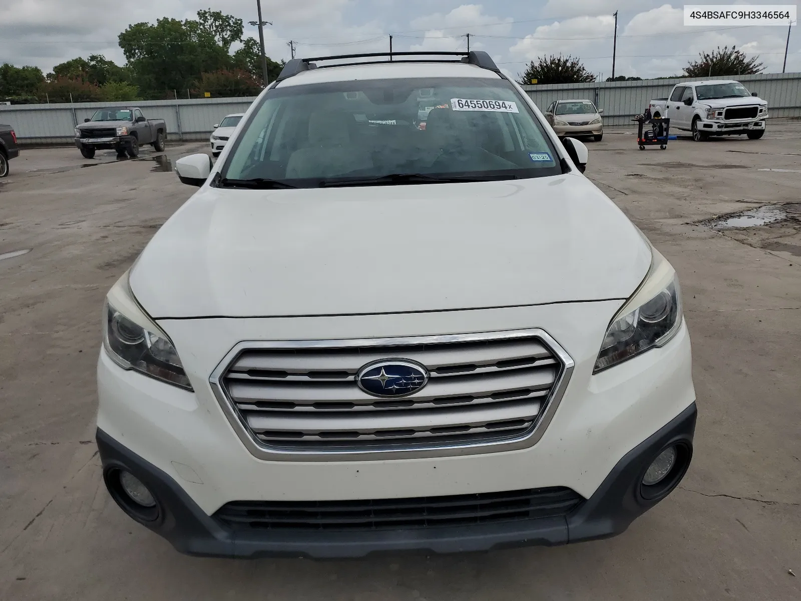 4S4BSAFC9H3346564 2017 Subaru Outback 2.5I Premium