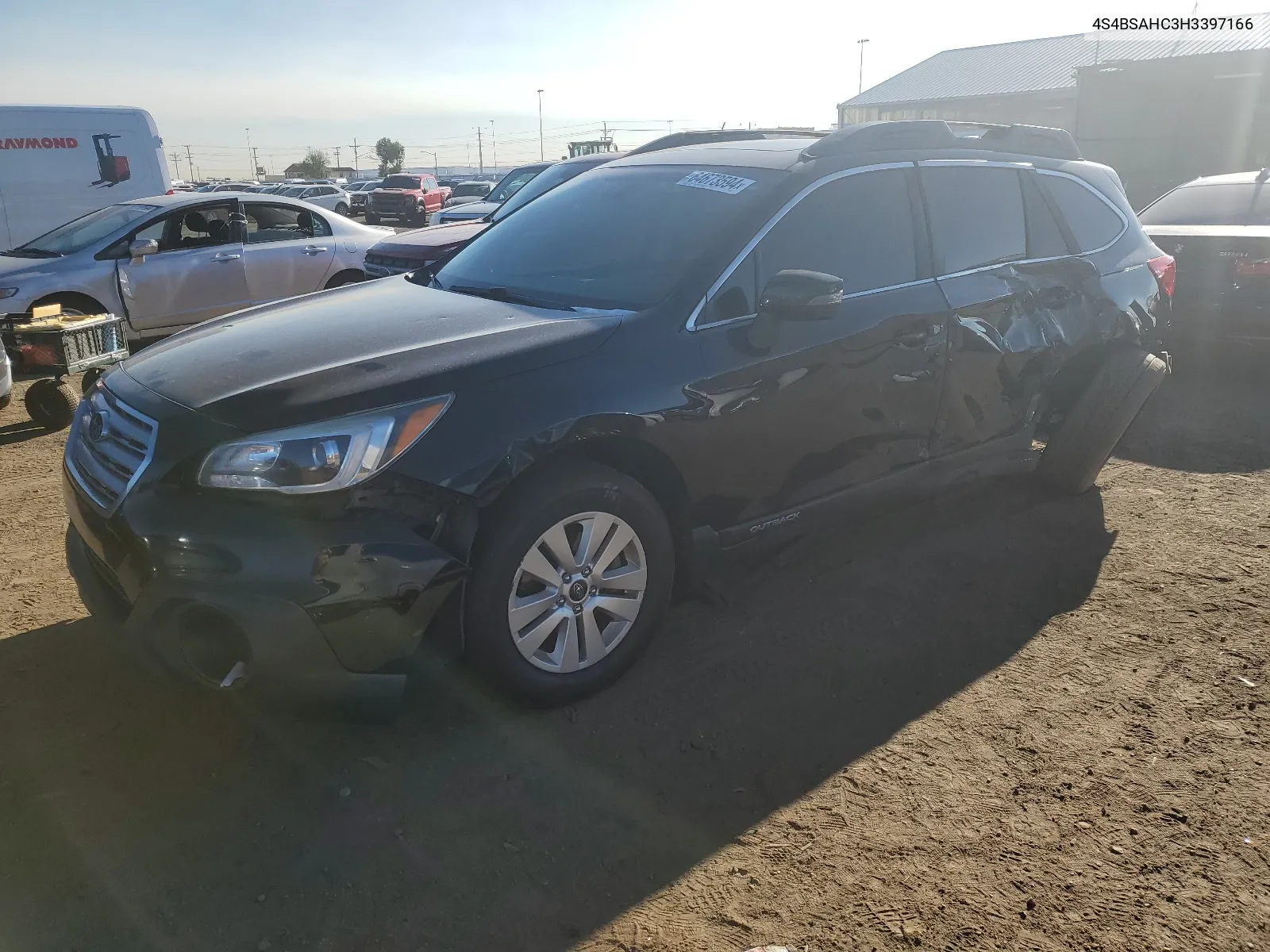 2017 Subaru Outback 2.5I Premium VIN: 4S4BSAHC3H3397166 Lot: 64673594