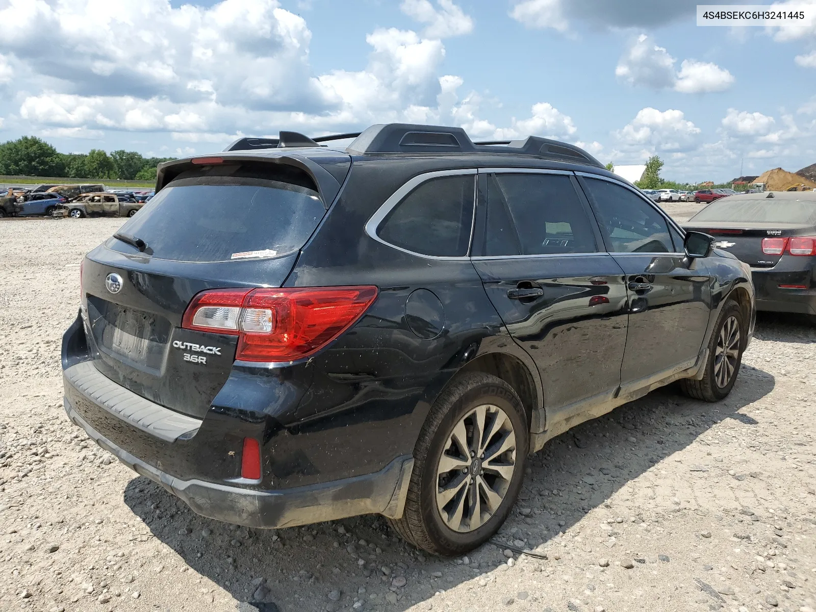 2017 Subaru Outback 3.6R Limited VIN: 4S4BSEKC6H3241445 Lot: 64776924