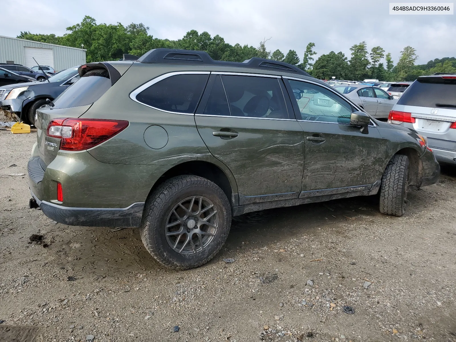 2017 Subaru Outback 2.5I Premium VIN: 4S4BSADC9H3360046 Lot: 64871474