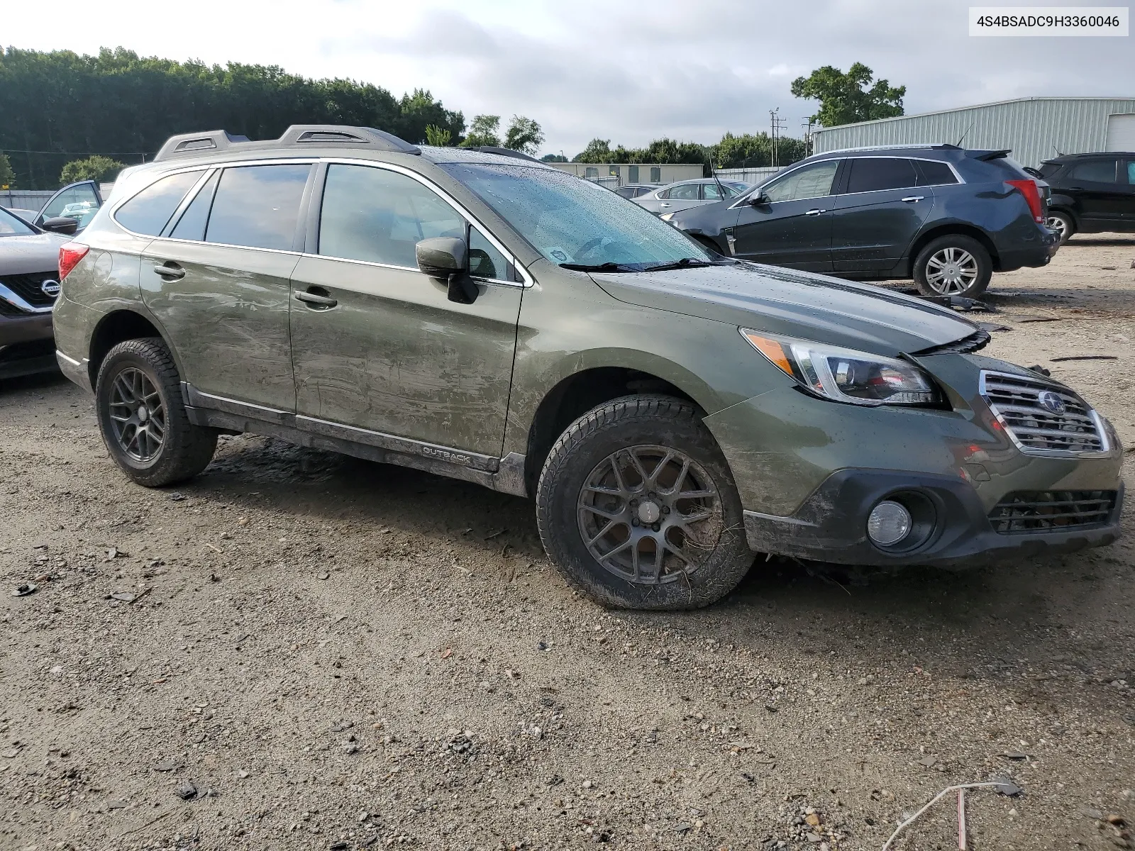 2017 Subaru Outback 2.5I Premium VIN: 4S4BSADC9H3360046 Lot: 64871474