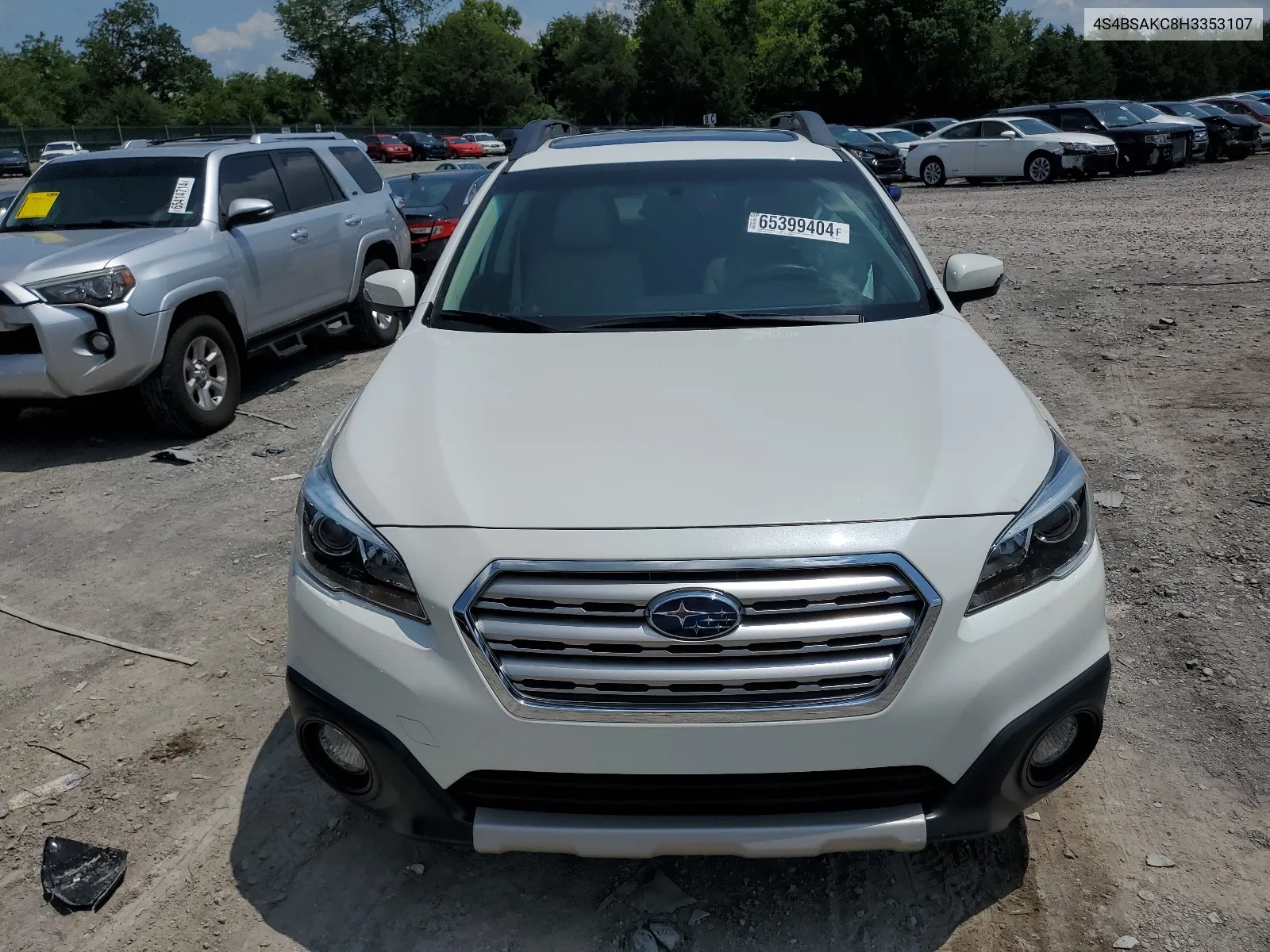 2017 Subaru Outback 2.5I Limited VIN: 4S4BSAKC8H3353107 Lot: 65399404