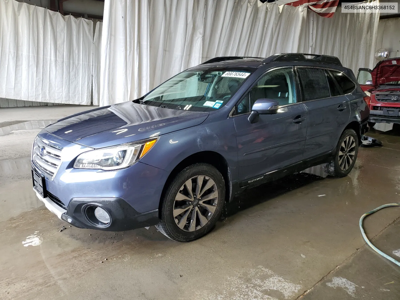 2017 Subaru Outback 2.5I Limited VIN: 4S4BSANC6H3368152 Lot: 66676544