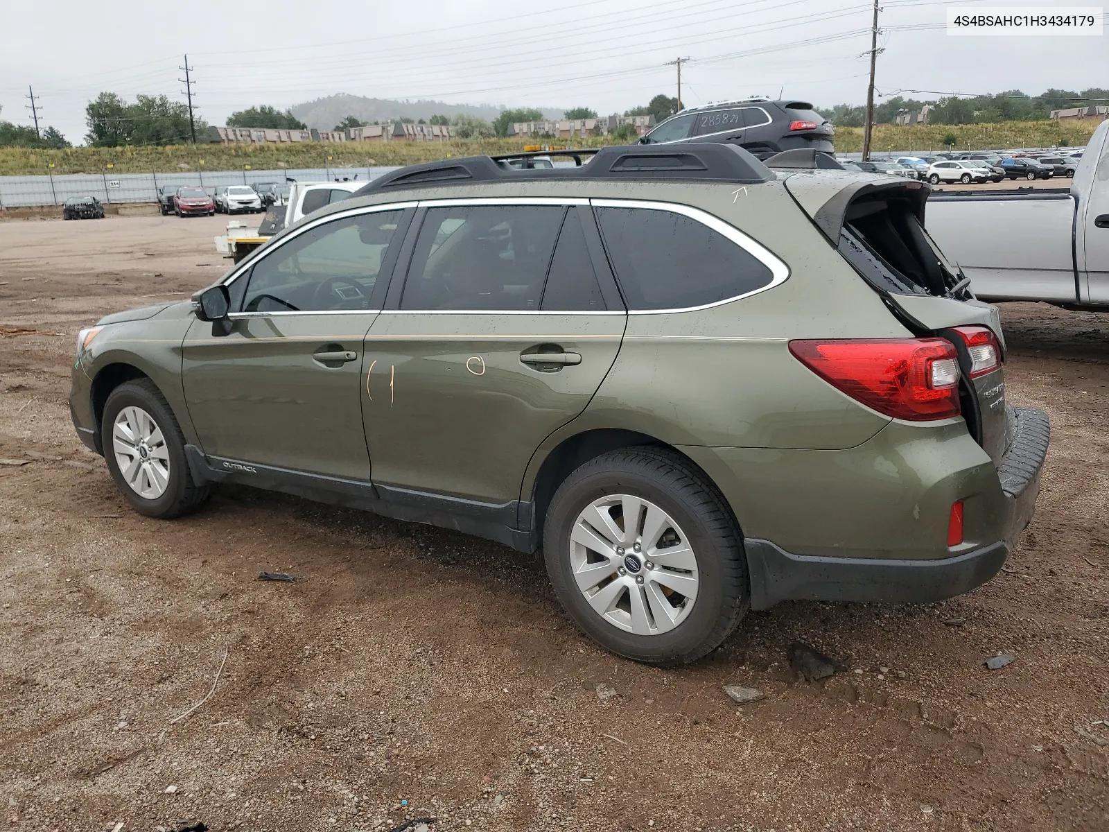 2017 Subaru Outback 2.5I Premium VIN: 4S4BSAHC1H3434179 Lot: 66792344