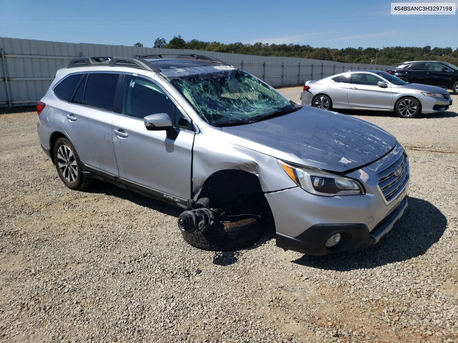 2017 Subaru Outback 2.5I Limited VIN: 4S4BSANC3H3297198 Lot: 66819014