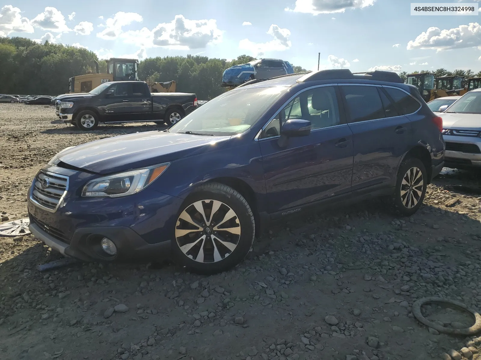 2017 Subaru Outback 3.6R Limited VIN: 4S4BSENC8H3324998 Lot: 67050644