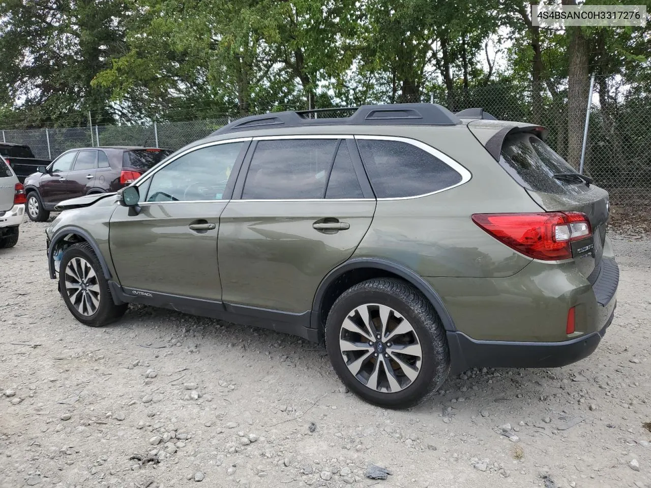 4S4BSANC0H3317276 2017 Subaru Outback 2.5I Limited