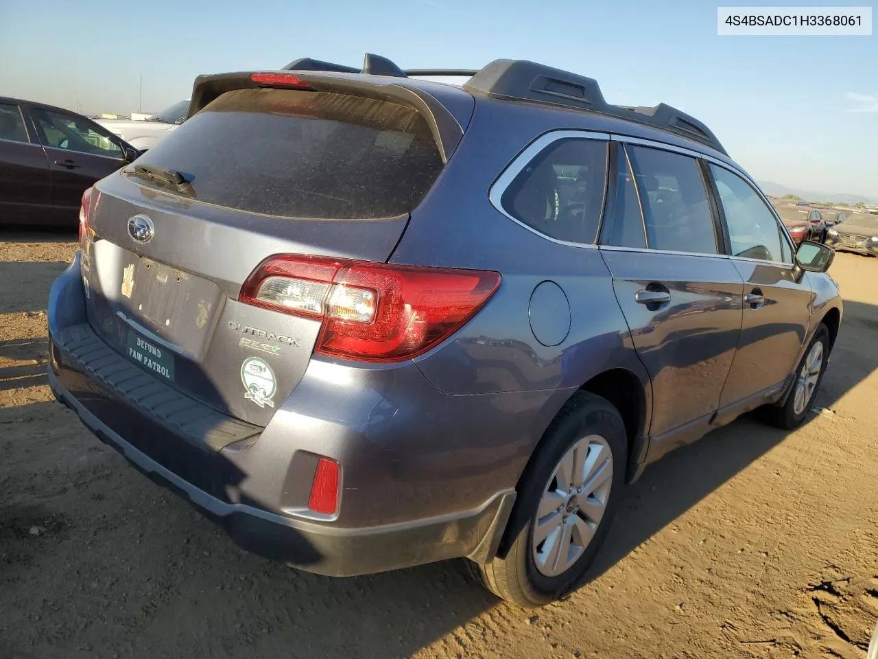 2017 Subaru Outback 2.5I Premium VIN: 4S4BSADC1H3368061 Lot: 67573024