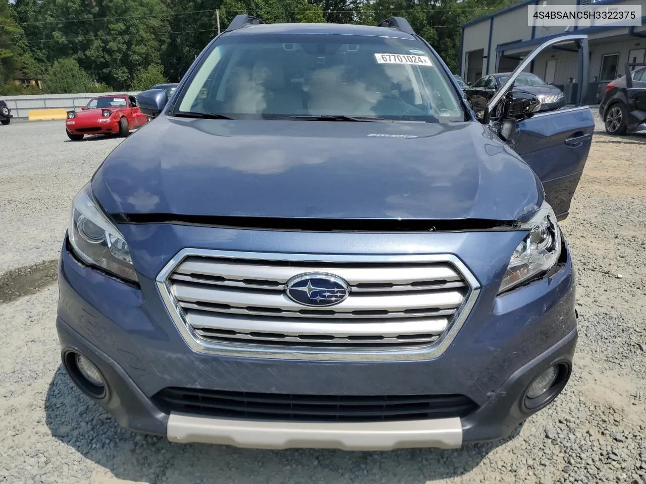 4S4BSANC5H3322375 2017 Subaru Outback 2.5I Limited