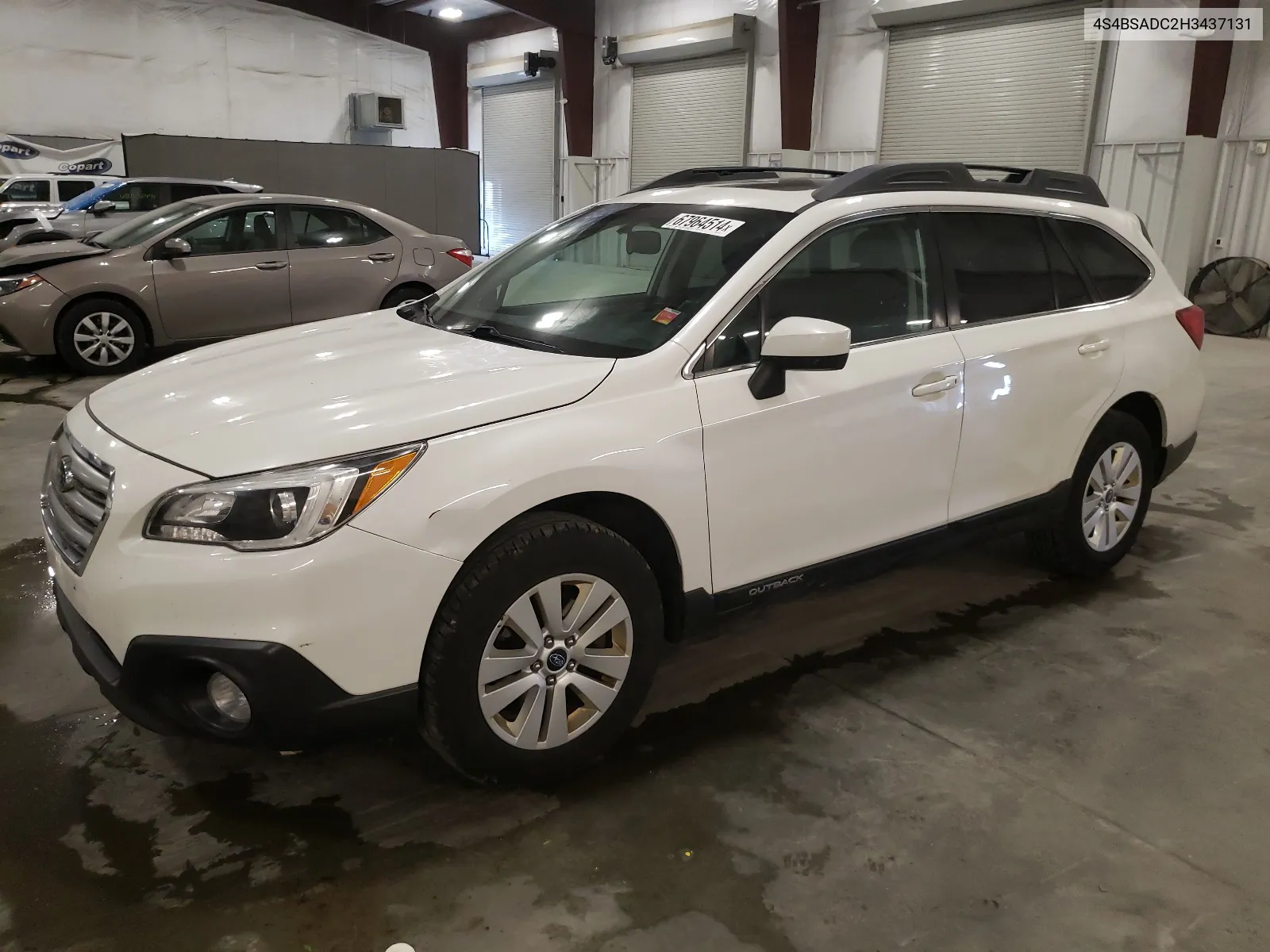 2017 Subaru Outback 2.5I Premium VIN: 4S4BSADC2H3437131 Lot: 67964514