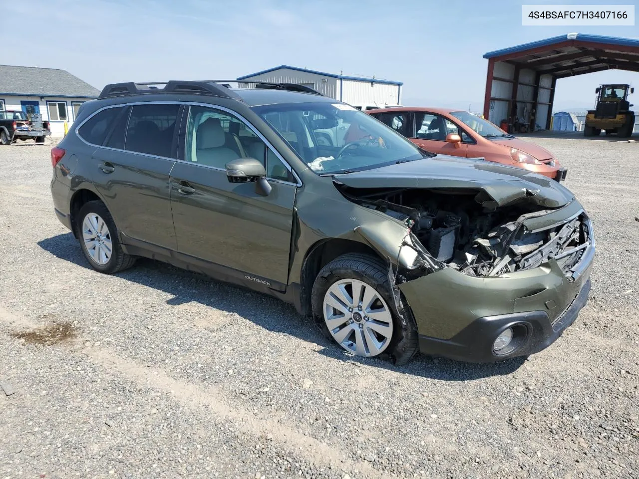 4S4BSAFC7H3407166 2017 Subaru Outback 2.5I Premium