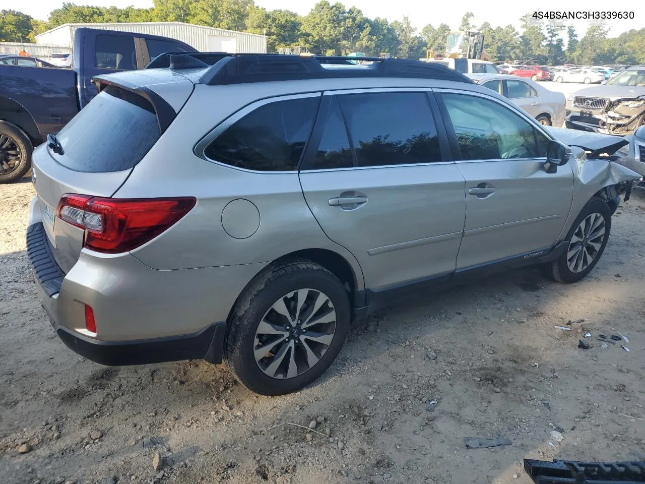 2017 Subaru Outback 2.5I Limited VIN: 4S4BSANC3H3339630 Lot: 68259124