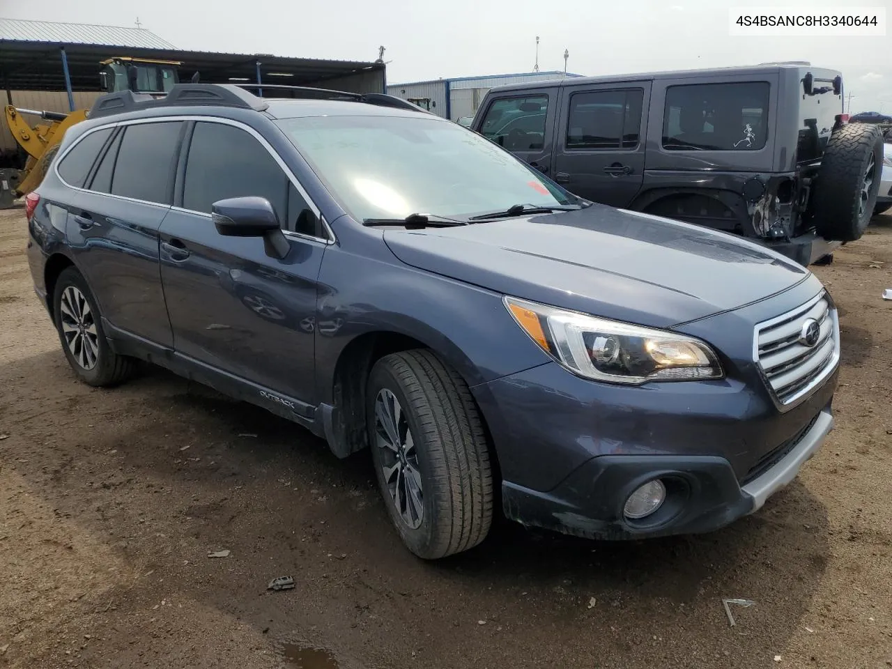 4S4BSANC8H3340644 2017 Subaru Outback 2.5I Limited