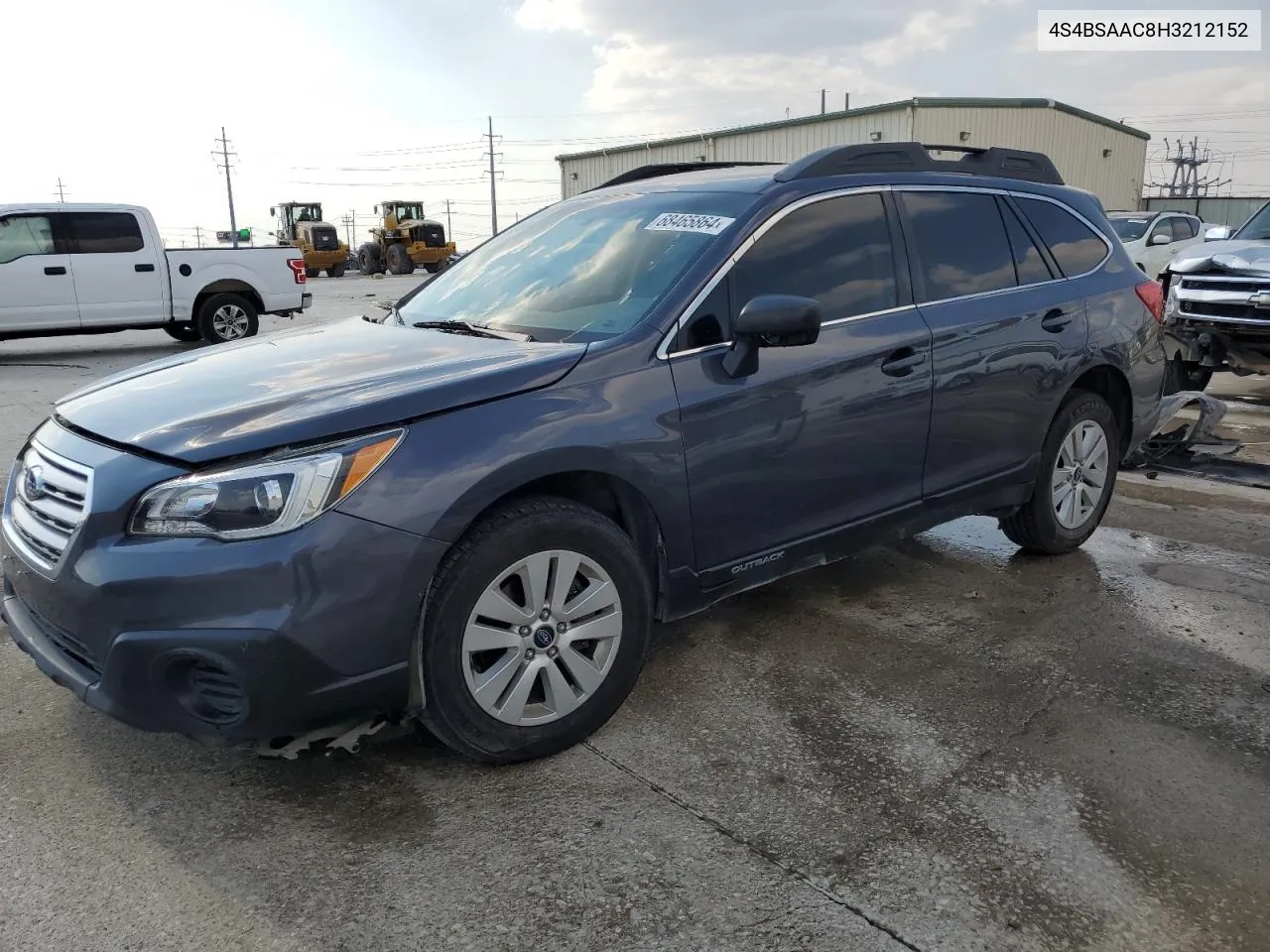 2017 Subaru Outback 2.5I VIN: 4S4BSAAC8H3212152 Lot: 68465864