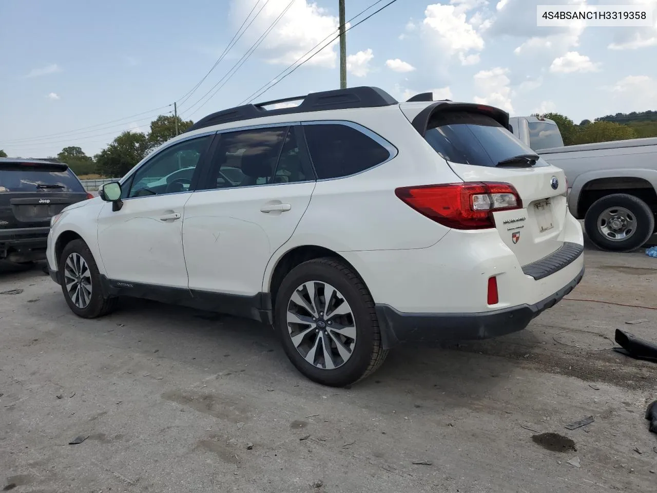 4S4BSANC1H3319358 2017 Subaru Outback 2.5I Limited