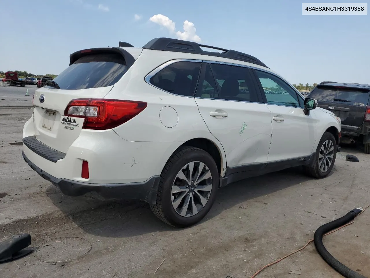 4S4BSANC1H3319358 2017 Subaru Outback 2.5I Limited