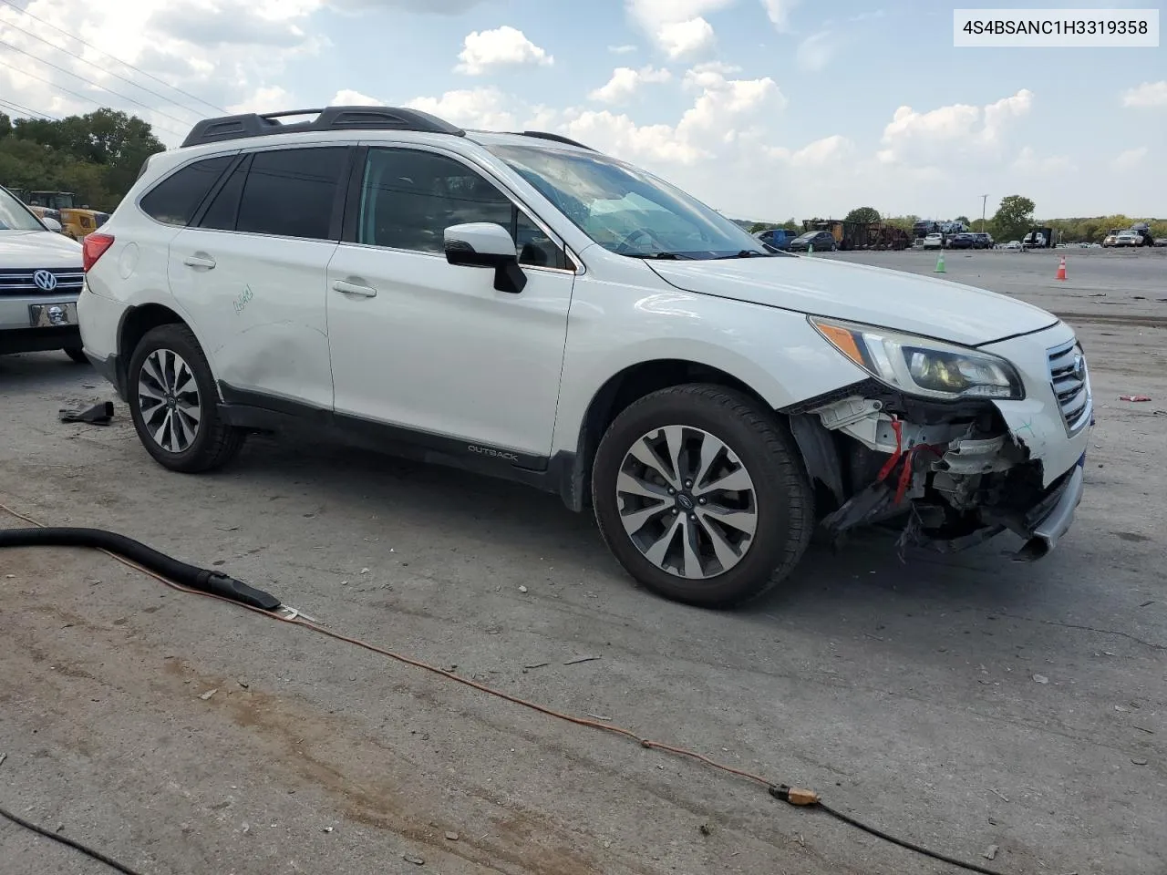 2017 Subaru Outback 2.5I Limited VIN: 4S4BSANC1H3319358 Lot: 69033484