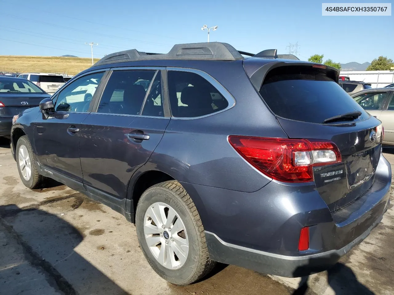 2017 Subaru Outback 2.5I Premium VIN: 4S4BSAFCXH3350767 Lot: 69081564