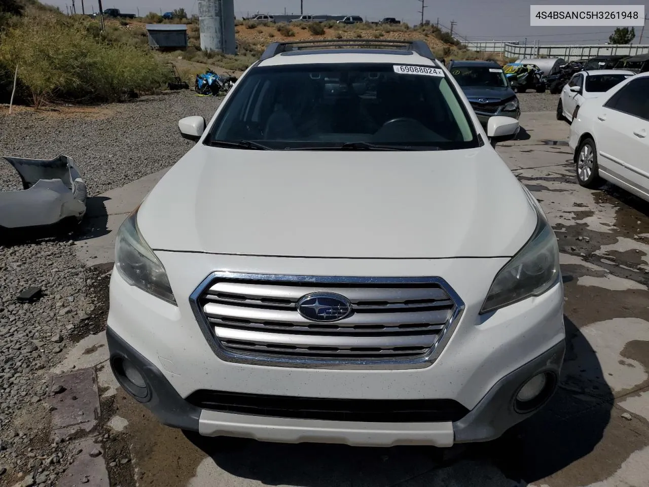 2017 Subaru Outback 2.5I Limited VIN: 4S4BSANC5H3261948 Lot: 69088024