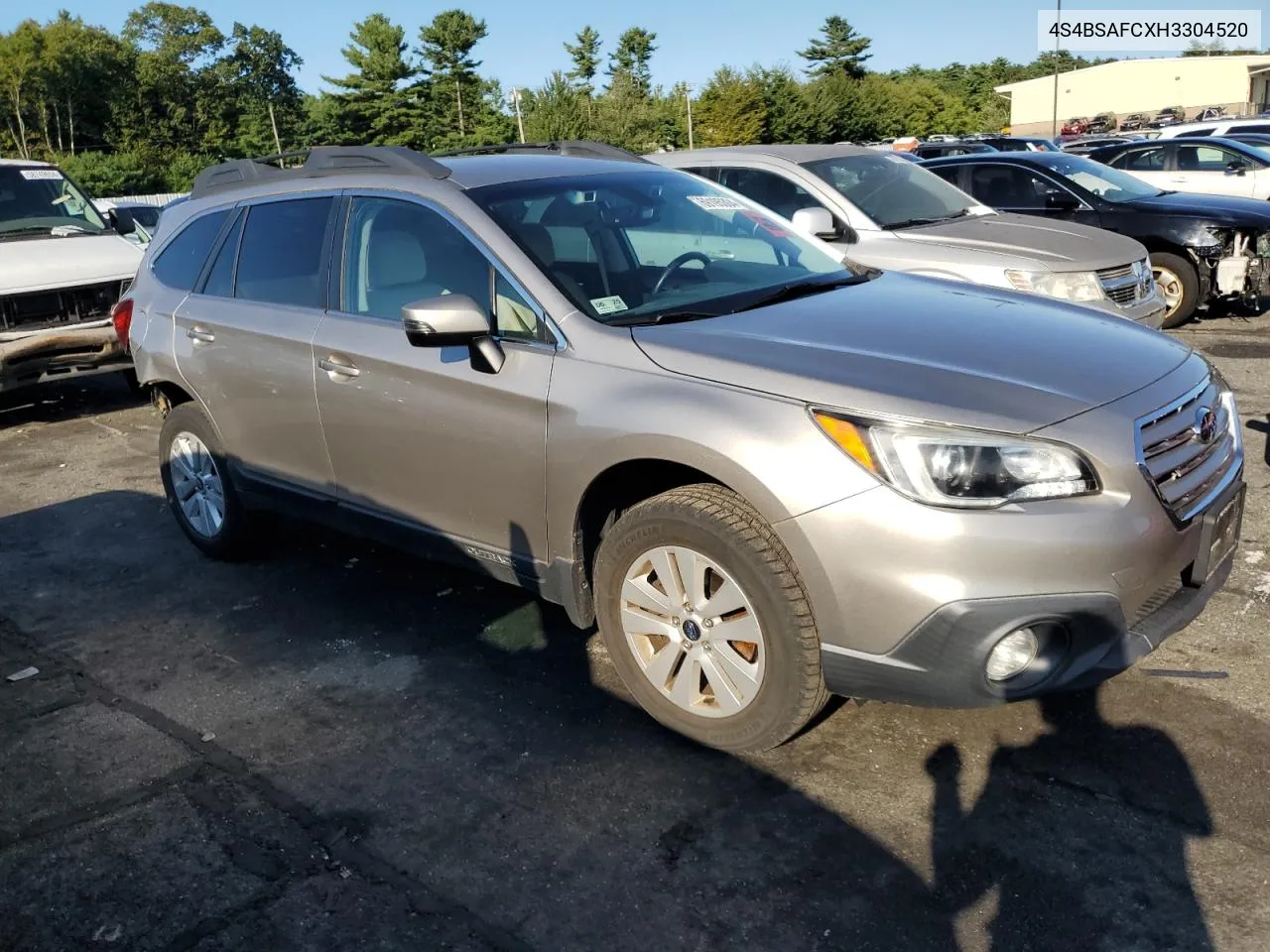 2017 Subaru Outback 2.5I Premium VIN: 4S4BSAFCXH3304520 Lot: 69195304