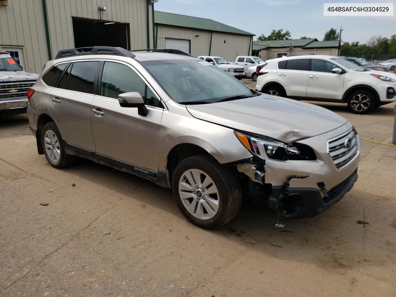 2017 Subaru Outback 2.5I Premium VIN: 4S4BSAFC6H3304529 Lot: 69257444