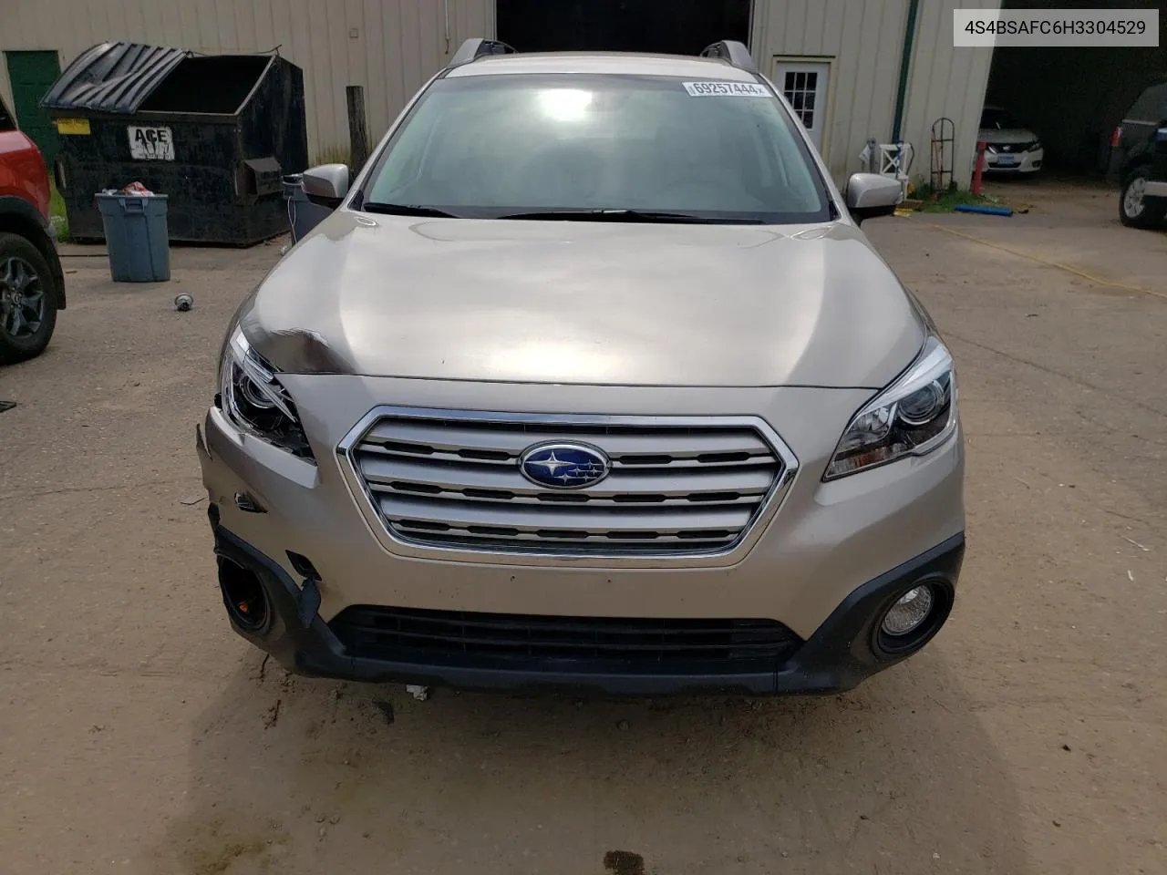 2017 Subaru Outback 2.5I Premium VIN: 4S4BSAFC6H3304529 Lot: 69257444