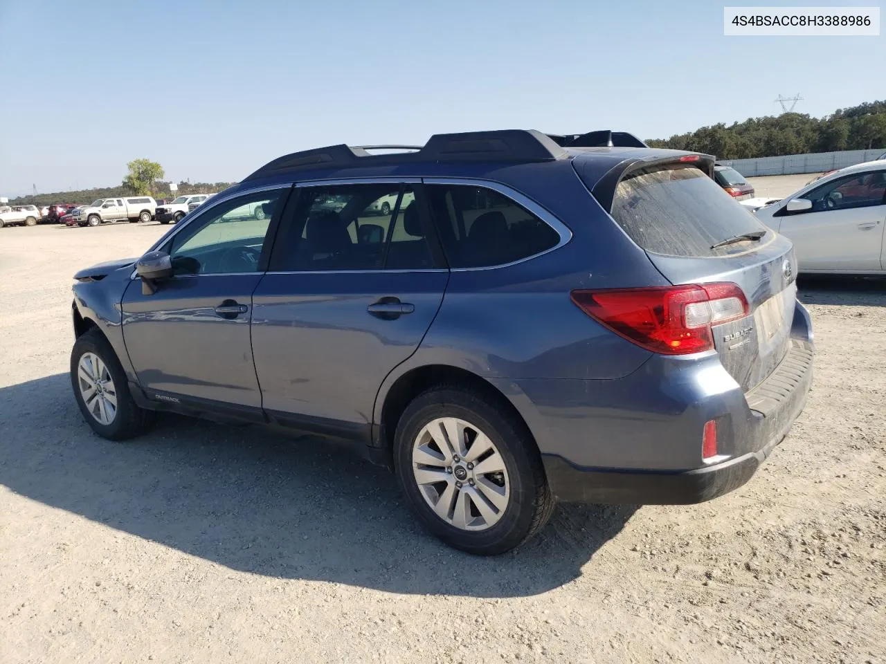 2017 Subaru Outback 2.5I Premium VIN: 4S4BSACC8H3388986 Lot: 69481684