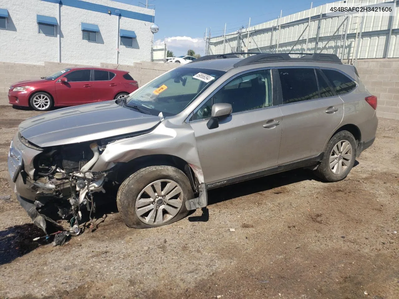 2017 Subaru Outback 2.5I Premium VIN: 4S4BSAFC2H3421606 Lot: 69866094