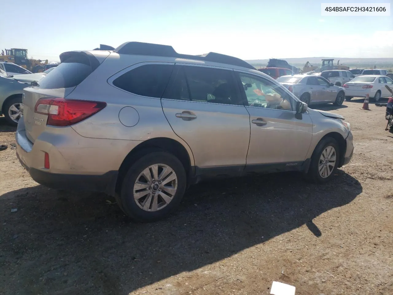 2017 Subaru Outback 2.5I Premium VIN: 4S4BSAFC2H3421606 Lot: 69866094