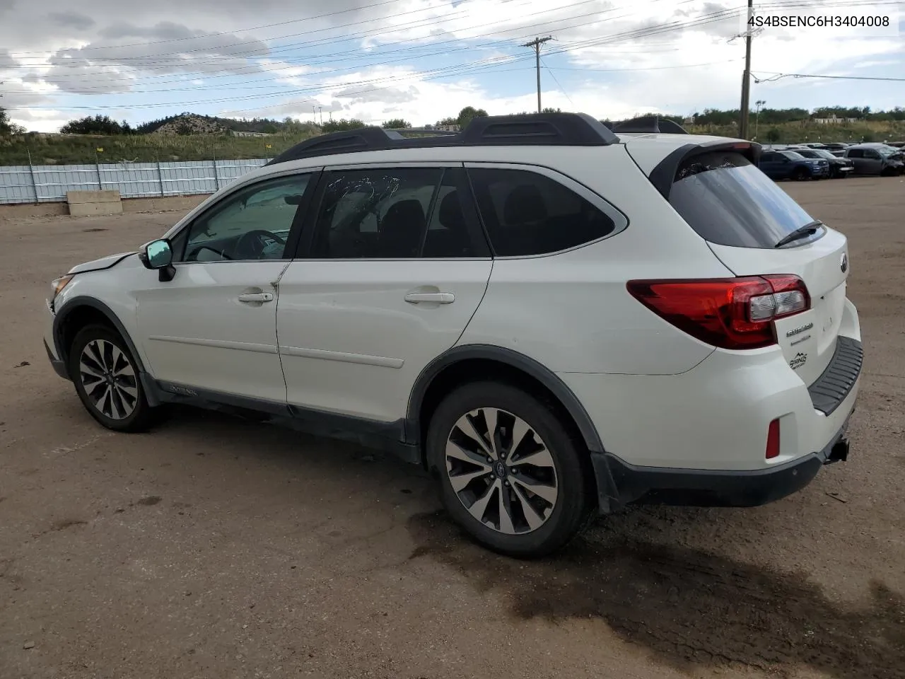 2017 Subaru Outback 3.6R Limited VIN: 4S4BSENC6H3404008 Lot: 70232964