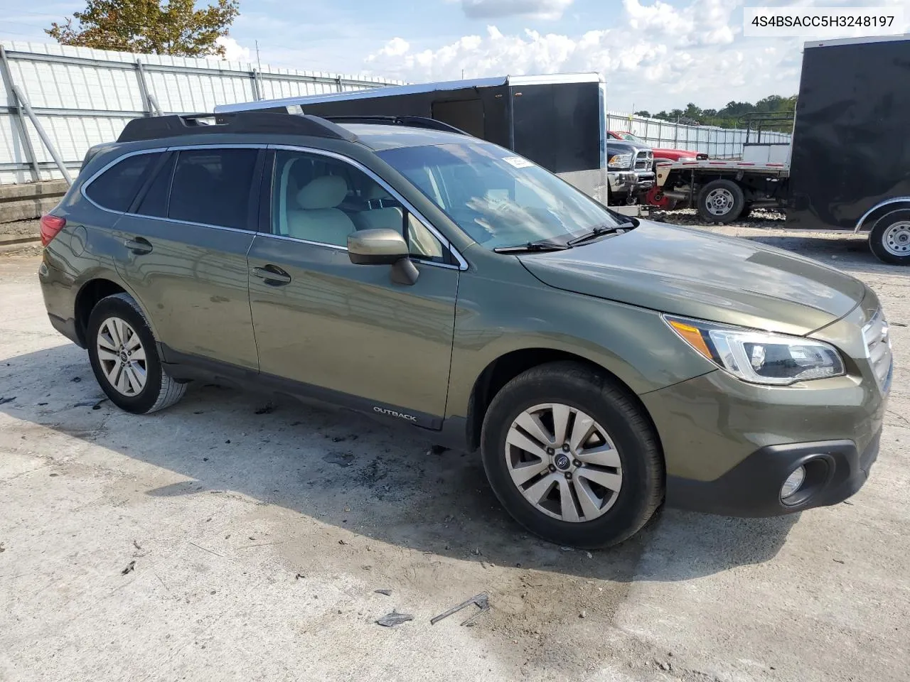 4S4BSACC5H3248197 2017 Subaru Outback 2.5I Premium