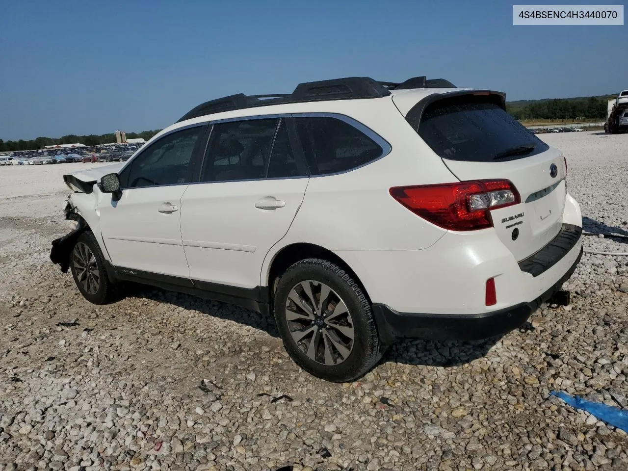 2017 Subaru Outback 3.6R Limited VIN: 4S4BSENC4H3440070 Lot: 70418504