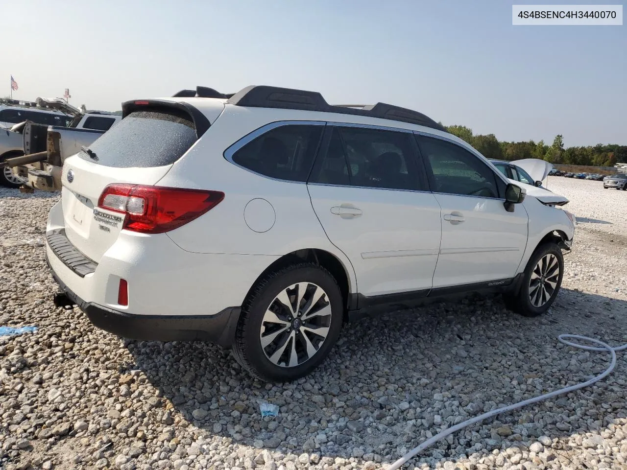 2017 Subaru Outback 3.6R Limited VIN: 4S4BSENC4H3440070 Lot: 70418504