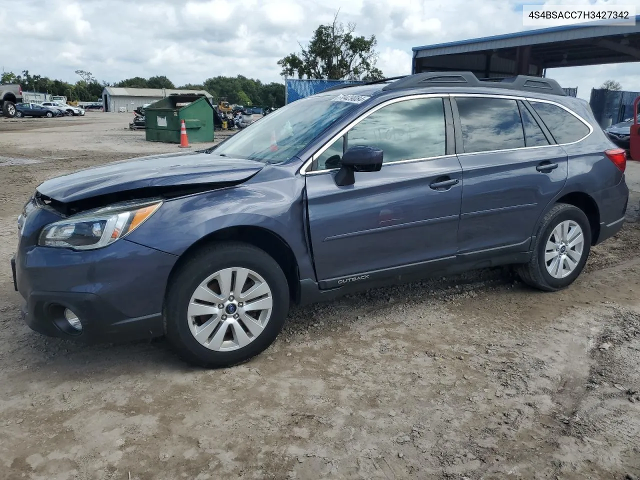 2017 Subaru Outback 2.5I Premium VIN: 4S4BSACC7H3427342 Lot: 70429084