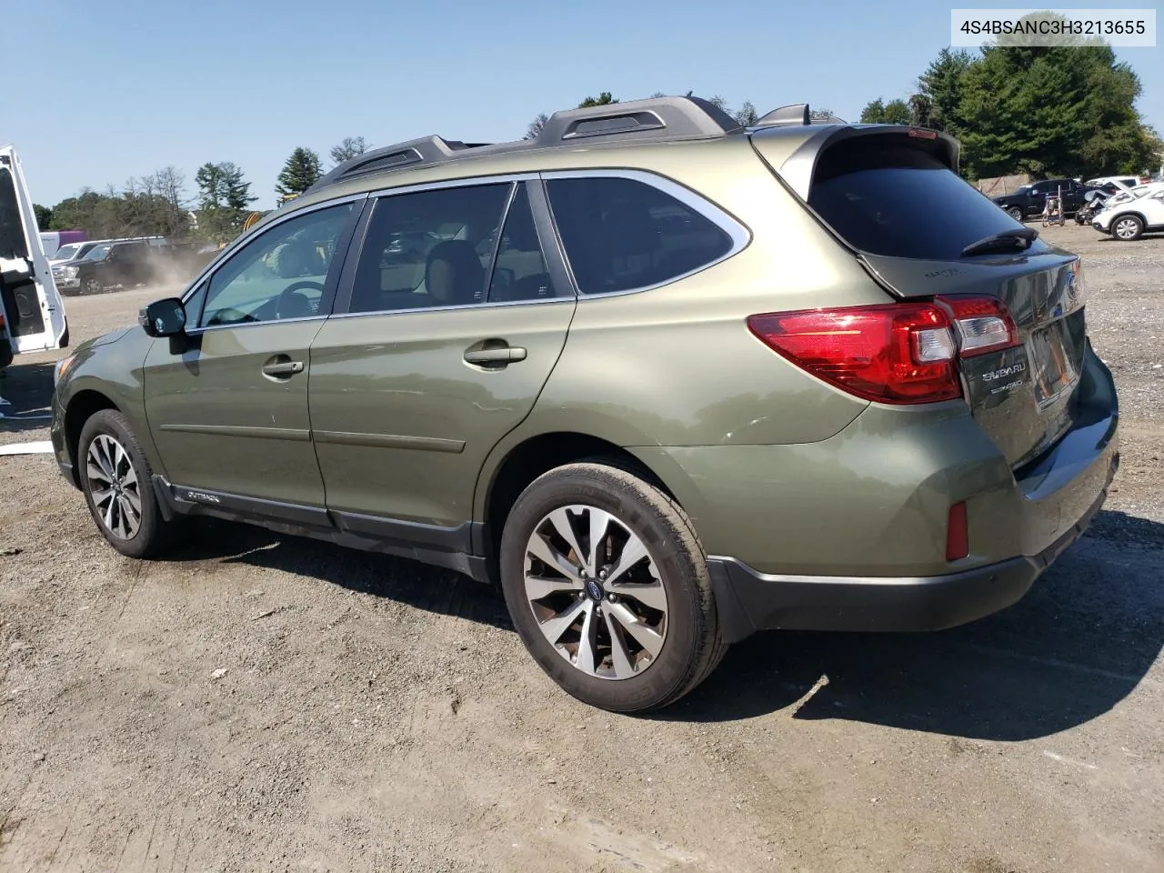 4S4BSANC3H3213655 2017 Subaru Outback 2.5I Limited